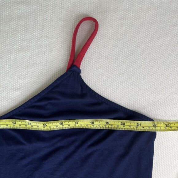 Torrid 3 Piece Bundle Super Soft Blue Baby Doll Top Striped V Neck Sleeveless - Picture 5 of 16